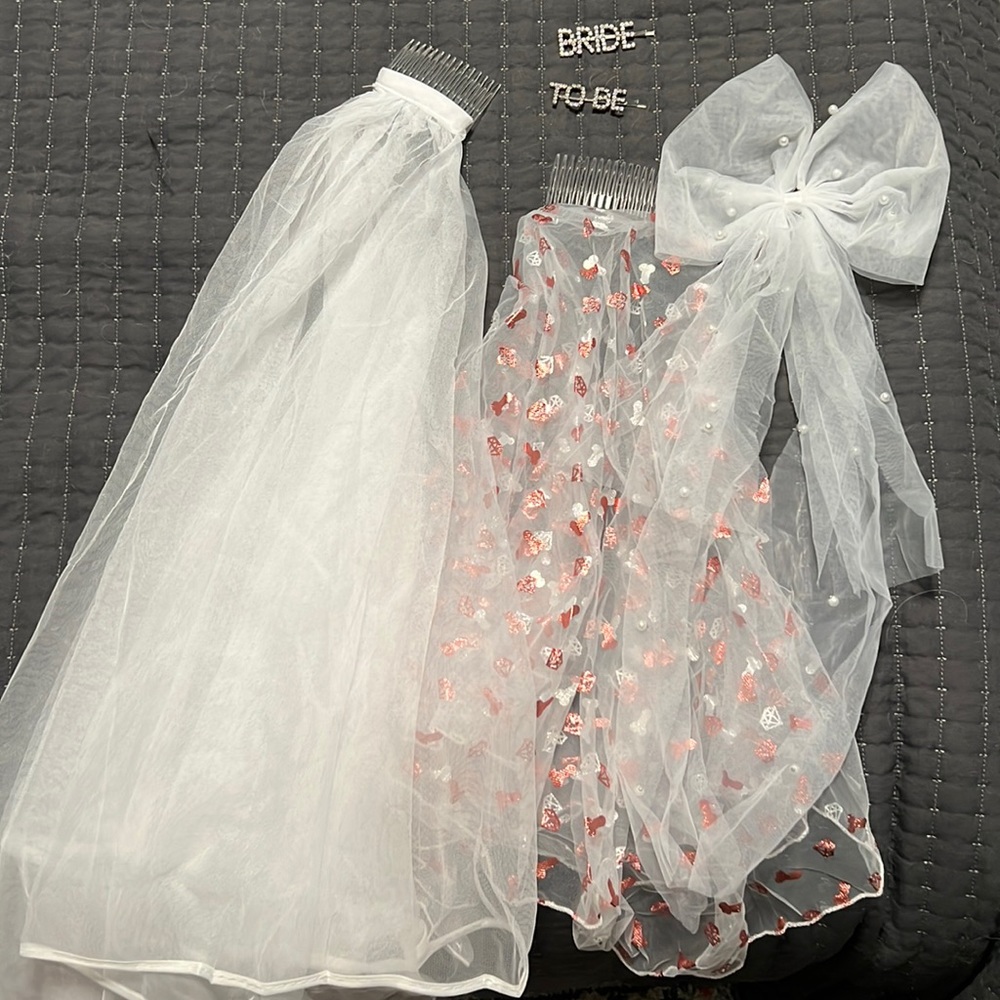 Assorted Bridal Hair Accessories